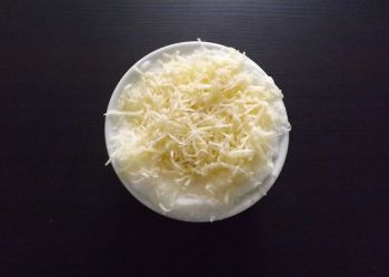 Oeuf soufflés au fromage pour 1 personne avant cuisson