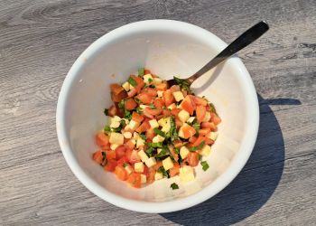 Recette verrine Tomate Mozzarella Basilic