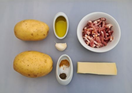 ingrédients pour 1 personne Pommes de terre croustillantes au Air fryer